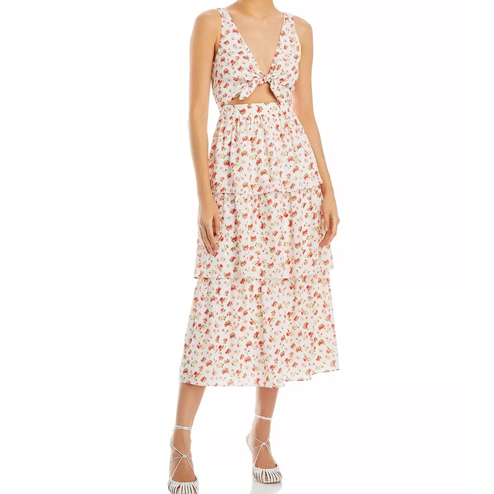 WAYF
Jaci Tiered Midi Dress